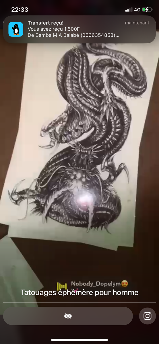 Tatouages Éphémères Homme