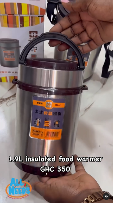 1.9L insulated food warmer