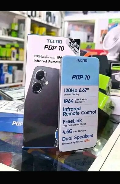 Tecno Pop 10 - Smartphone 128GB, 4G