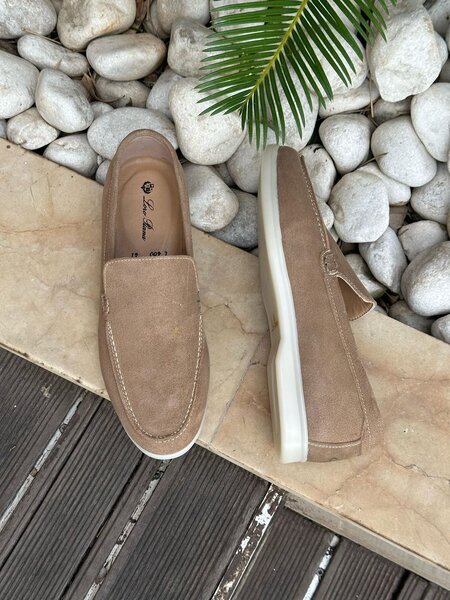 Mocassins en daim élégants pour hommes