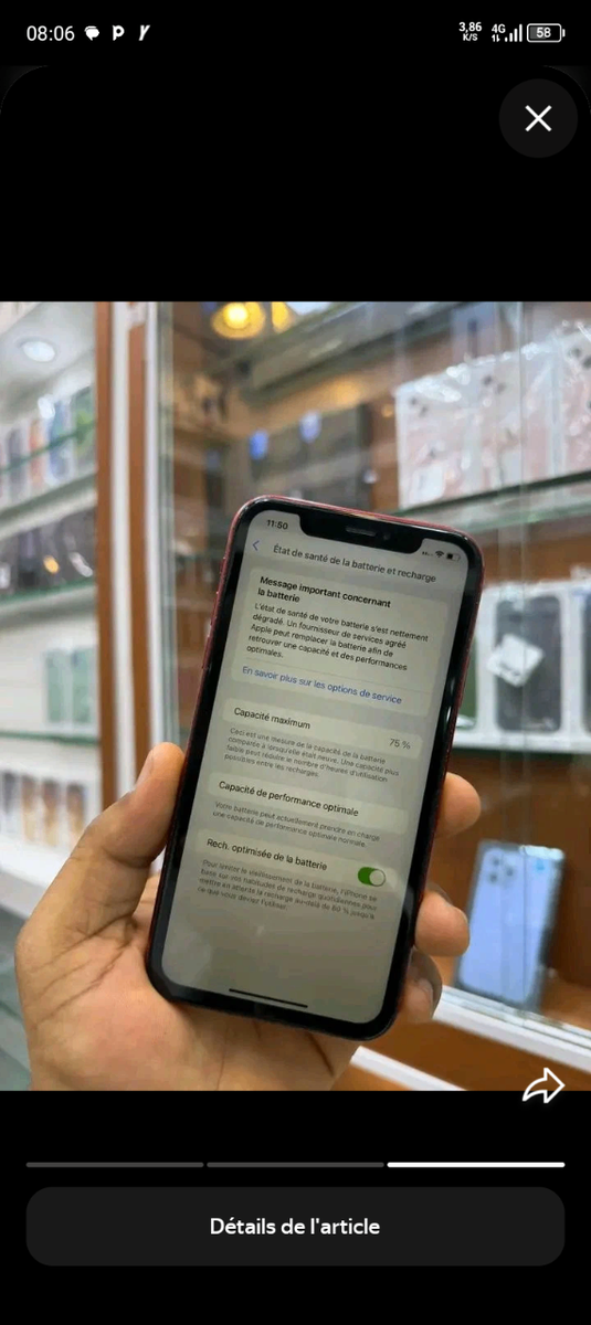 iPhone XR Rouge 64 Go