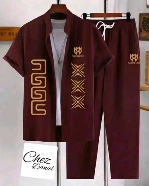 Tenue décontractée marron homme