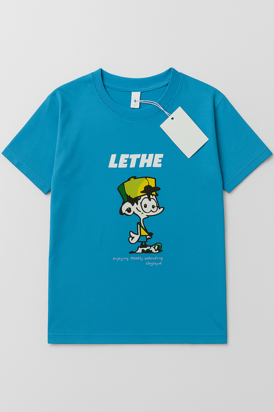 T-shirt graphique coloré