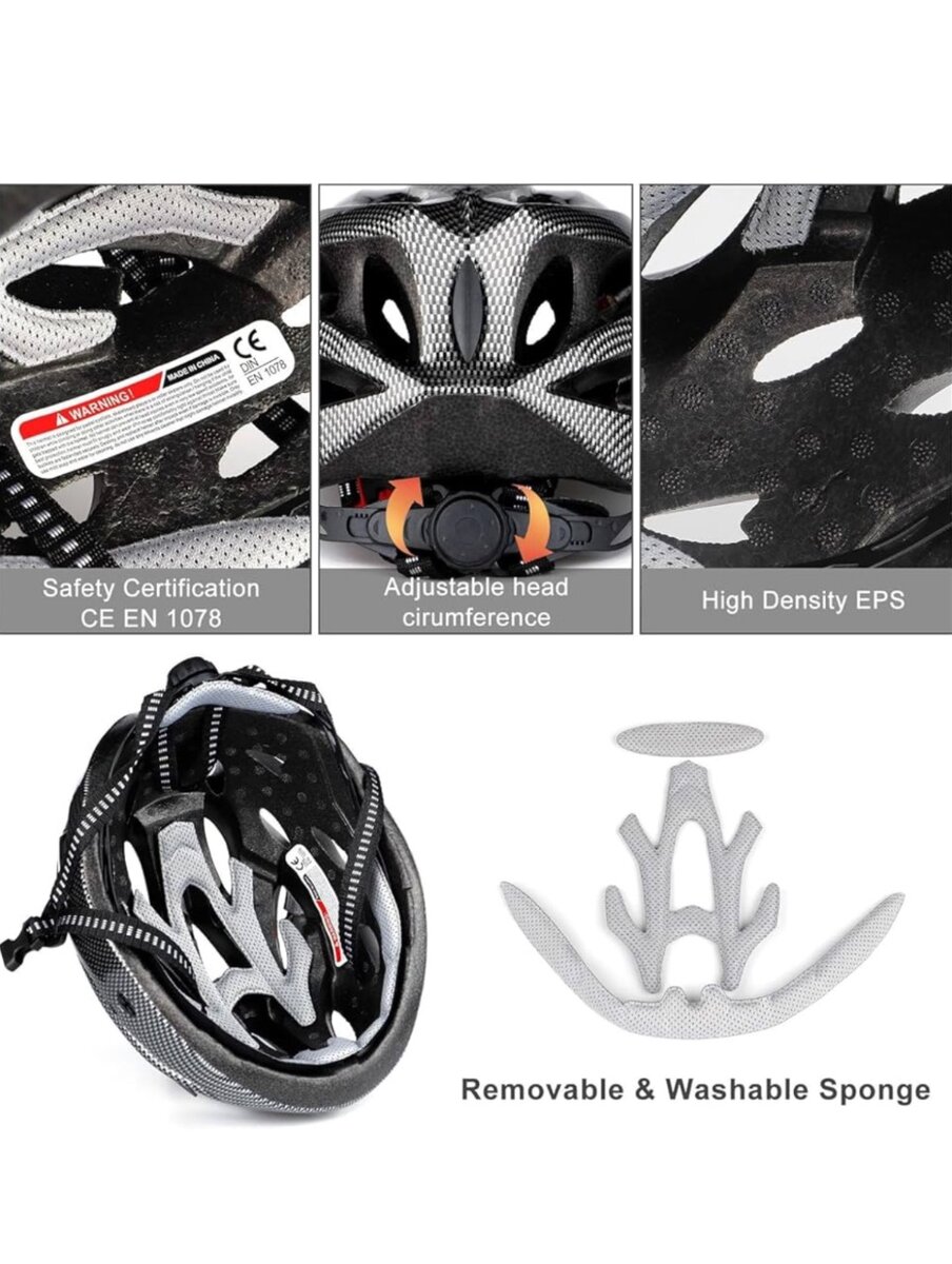 RaMokey Cycle Helmet, Lightweight Bicycle Helmet