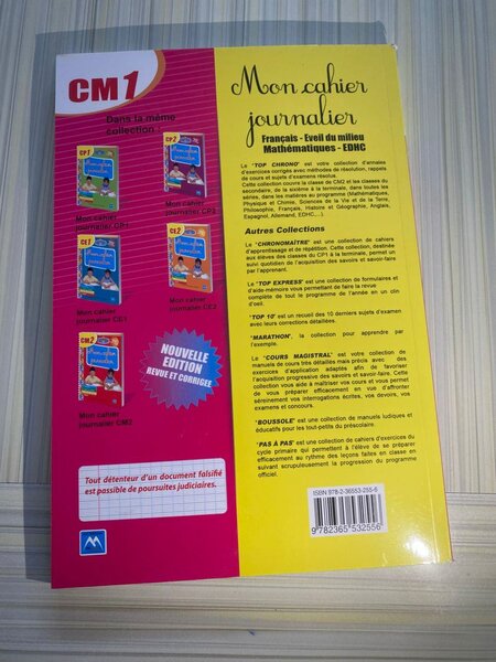 Cahier Journalier CM1 Édition 2023