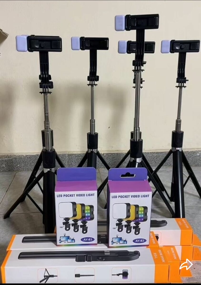 Trépied Avec Lumière LED