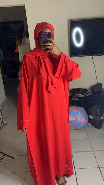 Boubou+voile dorée