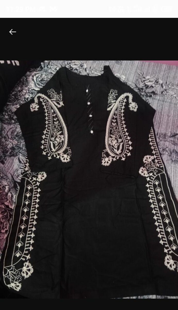 2pc Linen Embroidery suit