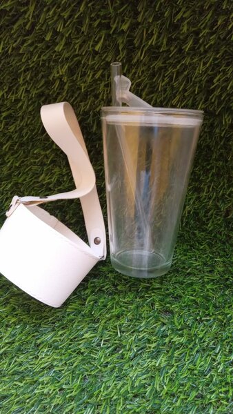 Double drinking glass