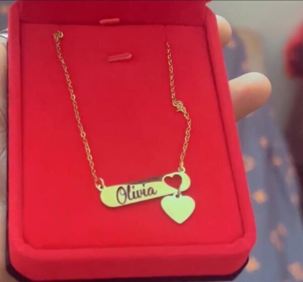 Collier personnalisable cœur