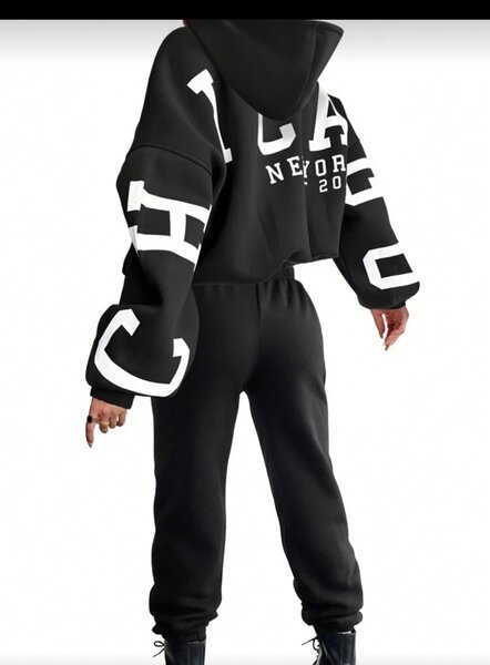 Ensemble jogging rose femme