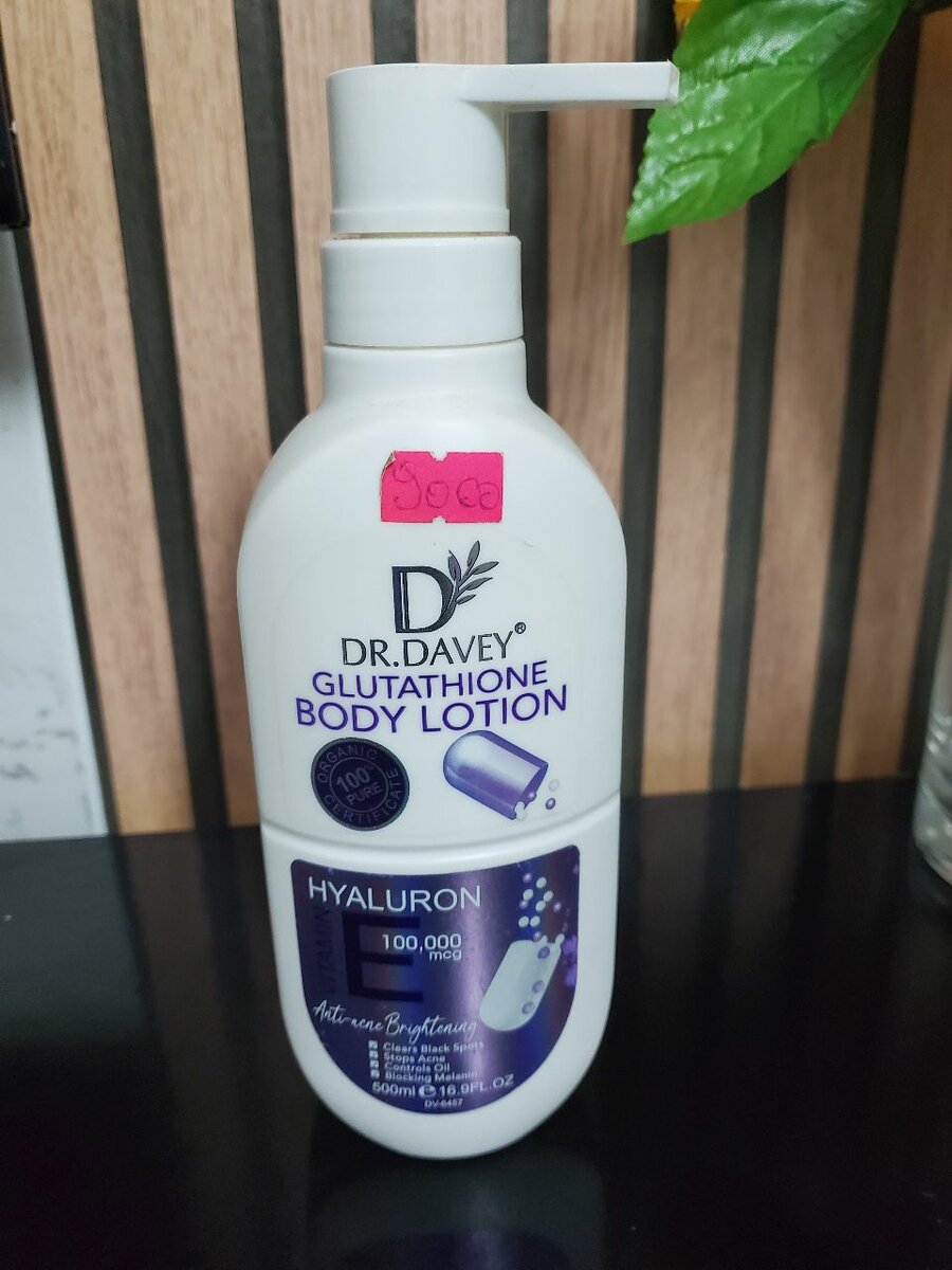 Lotion Corporel Glutathione Dr. Davey