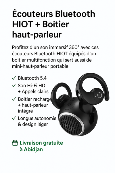 Écouteurs + Haut-parleur