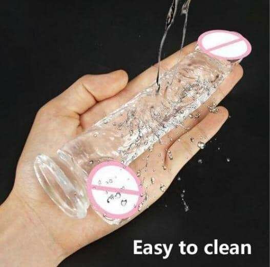 Gode Stimulateur Transparent