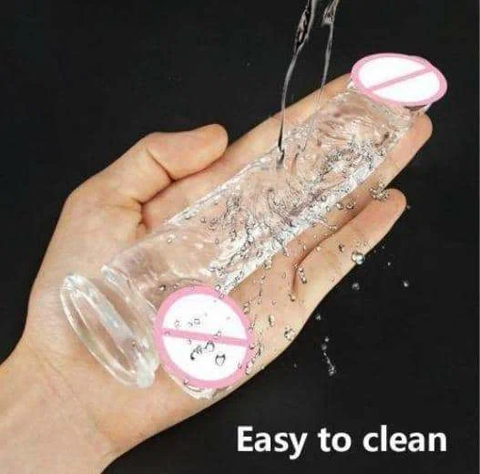 Gode Stimulateur Transparent