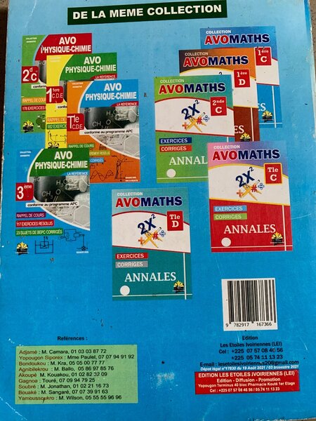 Annales Exercice Corrigés Maths 1C