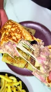 Crêpes jambon,fromage,viande