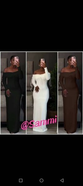 Quality off shoulder dress