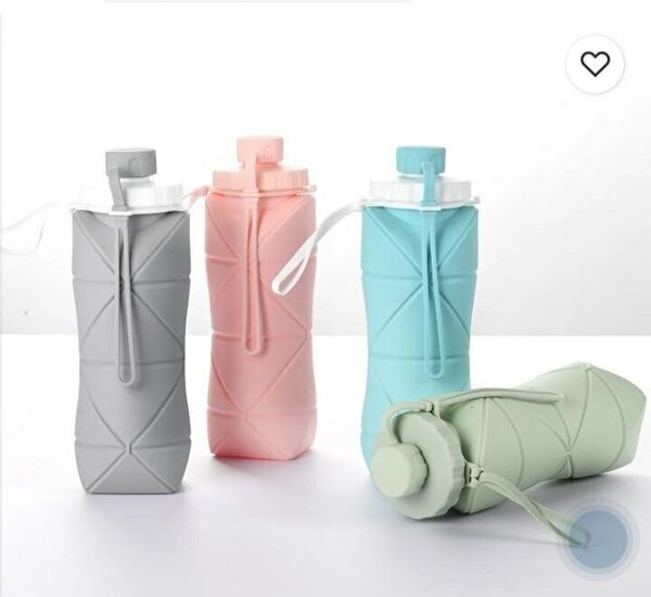 Collapsible Silicone Water Bottle