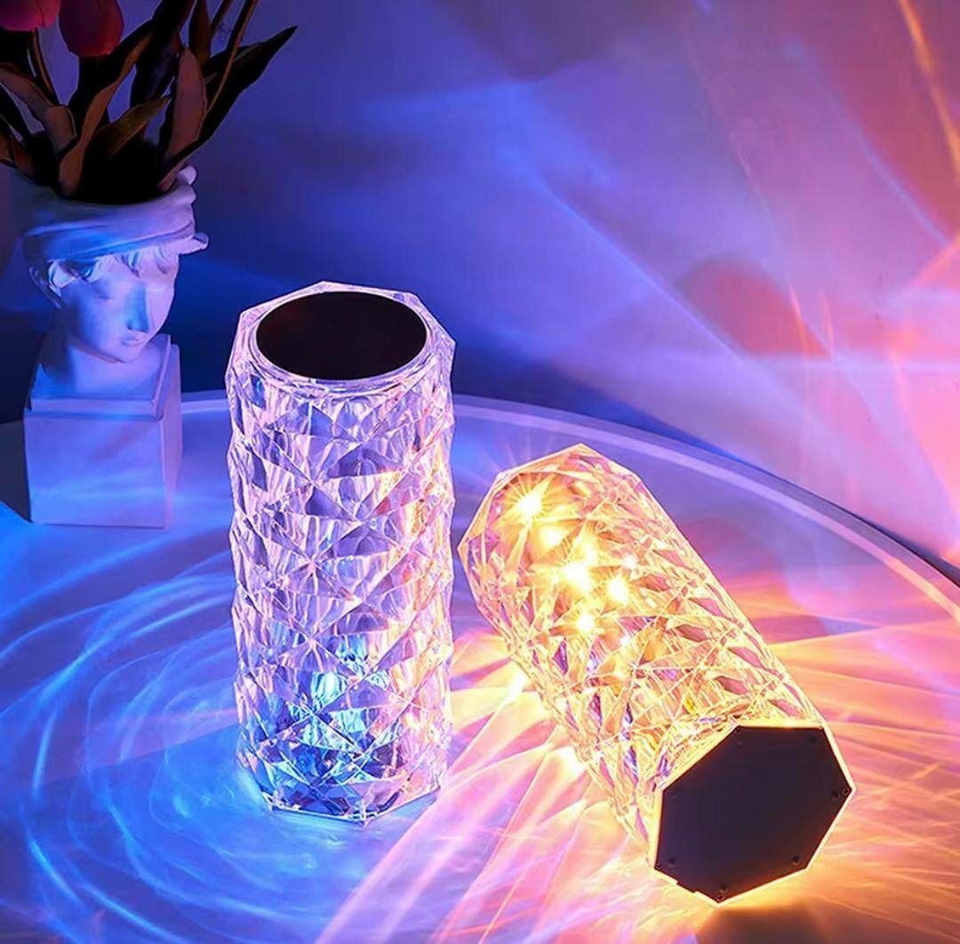 Lampe tactile cristal LED
