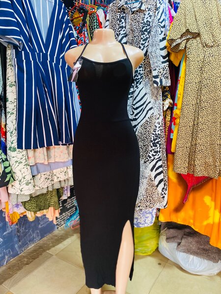 BODYCON DRESS WITH OPEN BACK