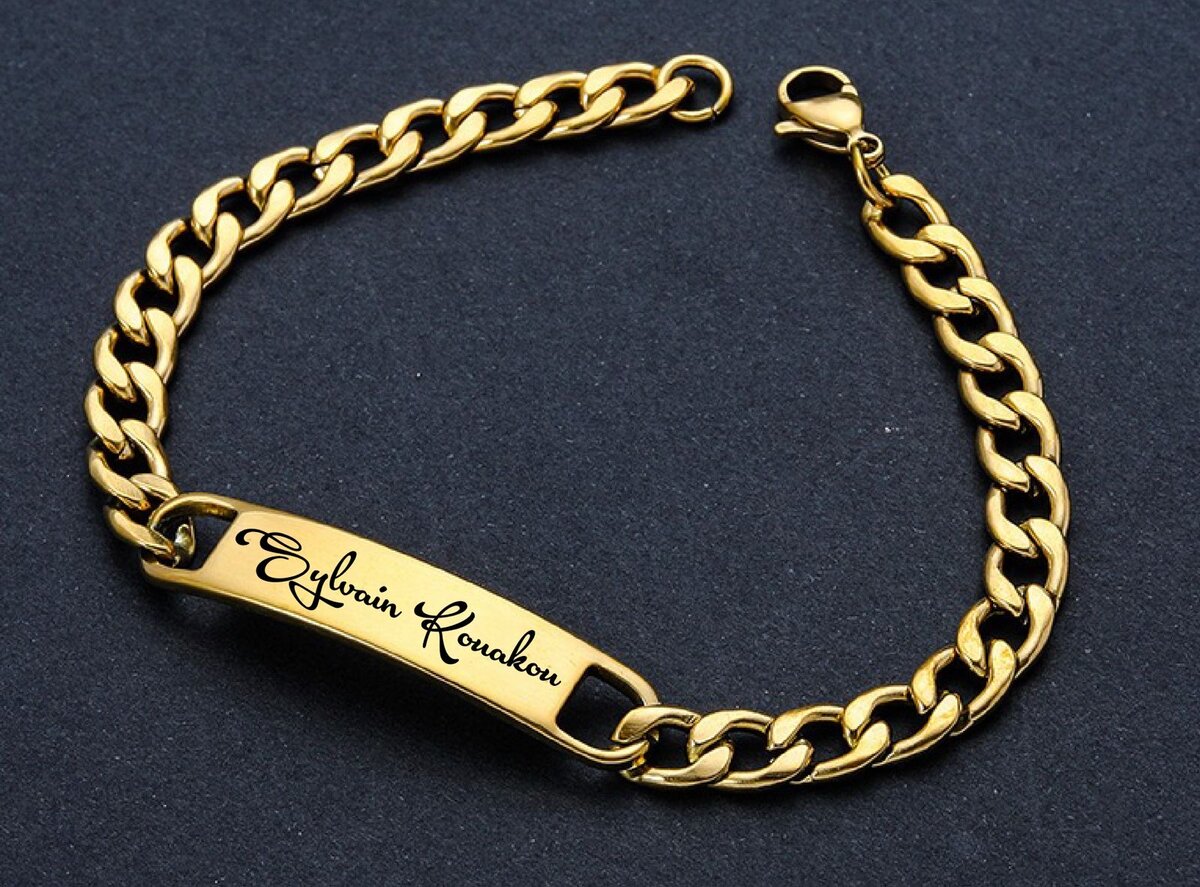 Bracelet en Inox personnalisé