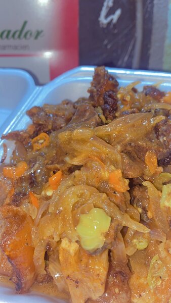 Plat délicieux épicé