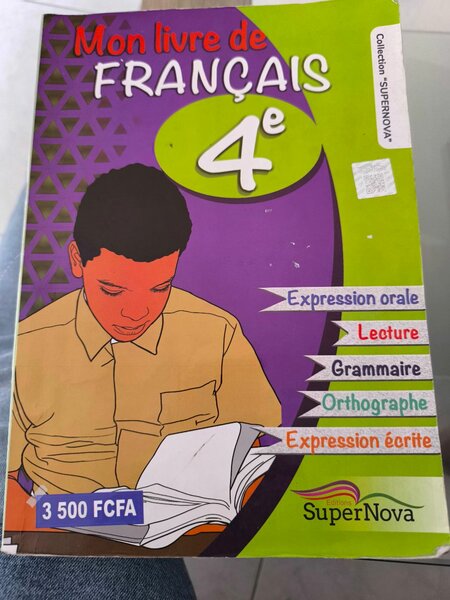 Livre de Français 4e SuperNova