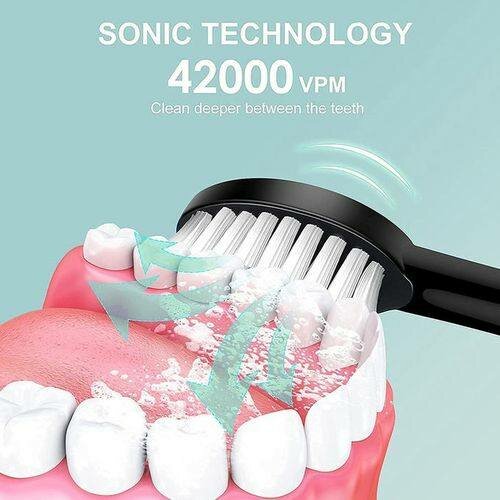 Brosse à Dents électrique à Six Vitesses USB Rechargeable