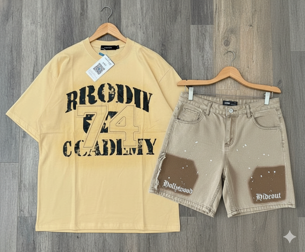 Ensemble T-shirt et Shorts Style Urbain