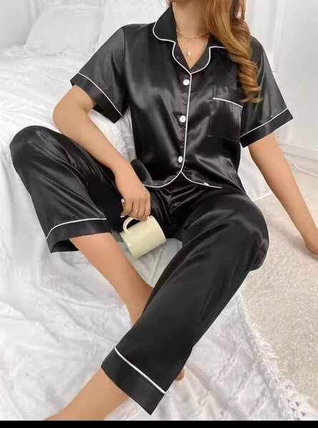 Pyjama satin femme luxe