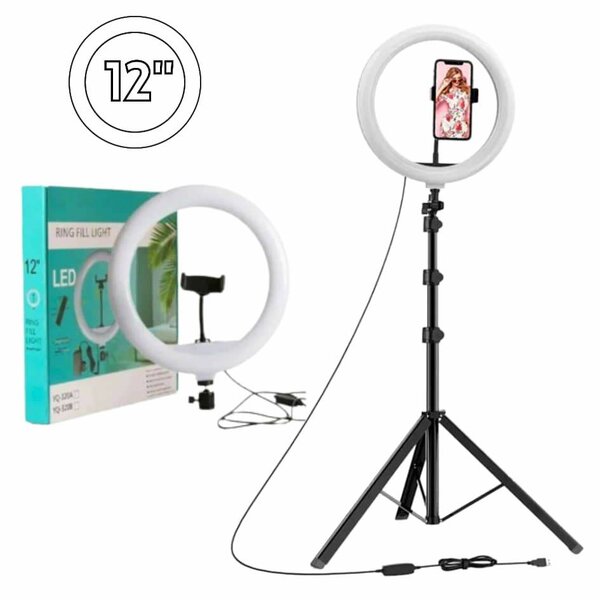 12" Ring Light with tripod stand