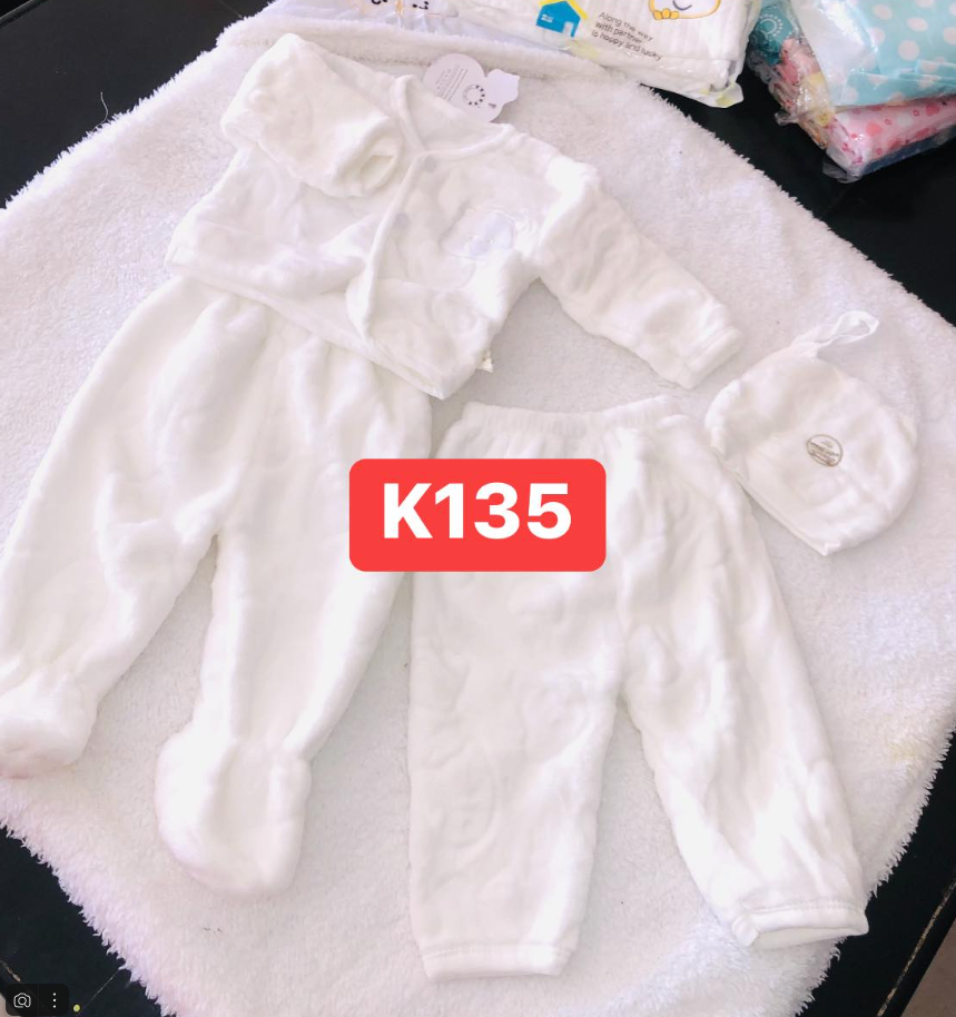 White set for newborn babies