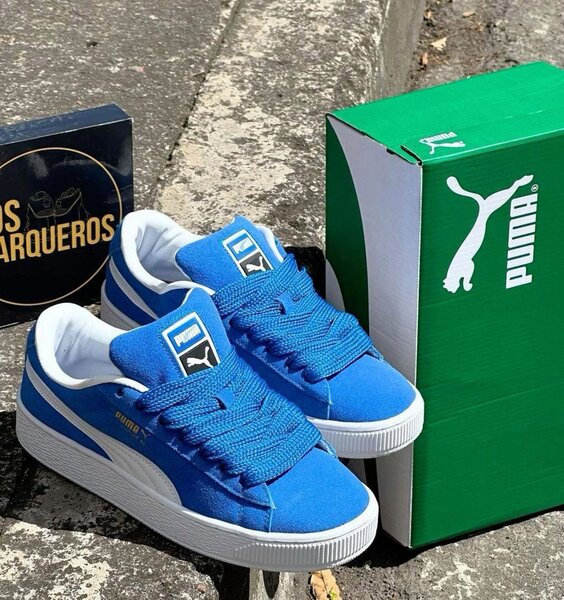 Baskets PUMA Suede Bleu