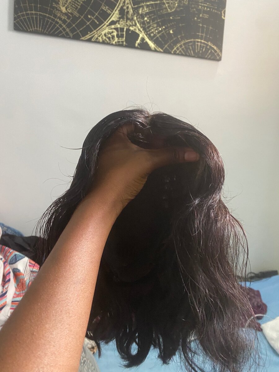 Perruque naturelle ondulée