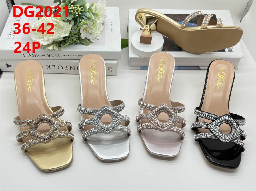 Mules Élégantes Femme Strass