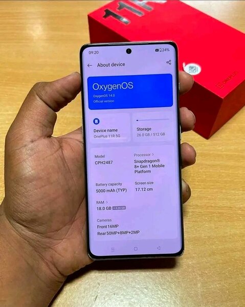 OnePlus 11R 5G 512GB Rouge