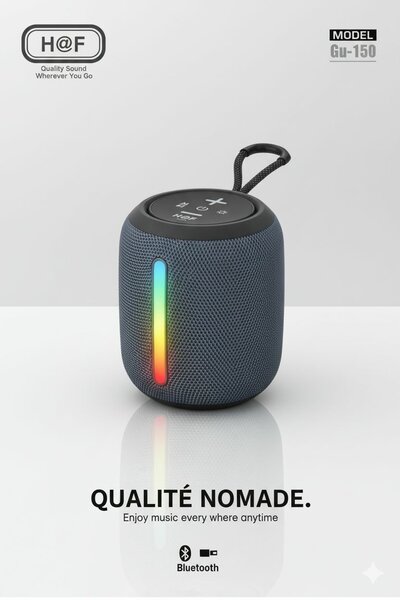 Enceinte Bluetooth Sans Fil H&F
