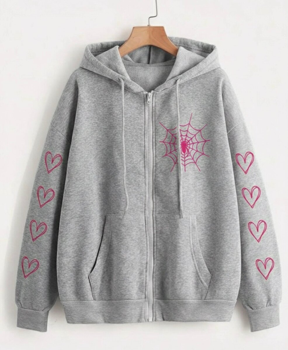 Veste à capuche femme grise