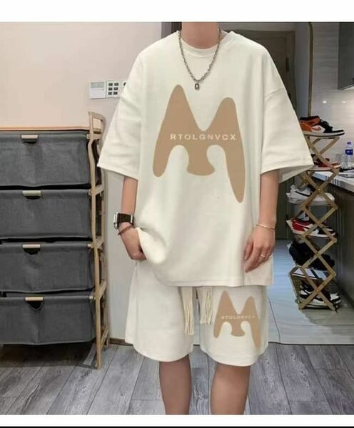 Ensemble de détente unisexe en coton