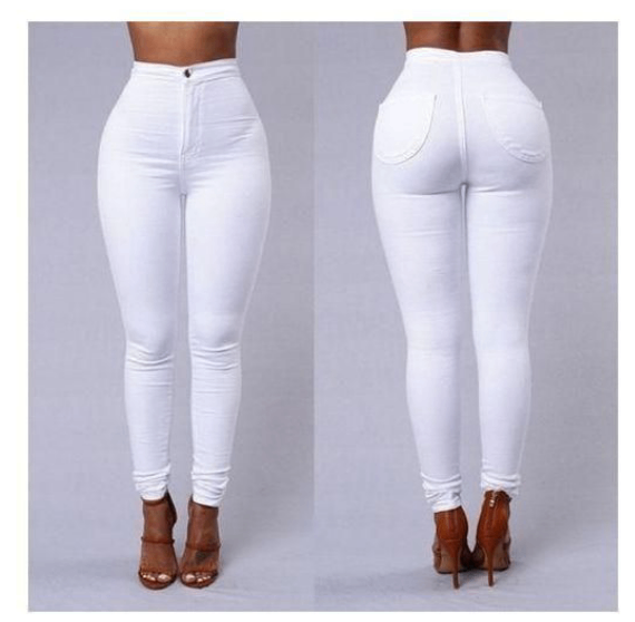 Ladies High Waist Jeans