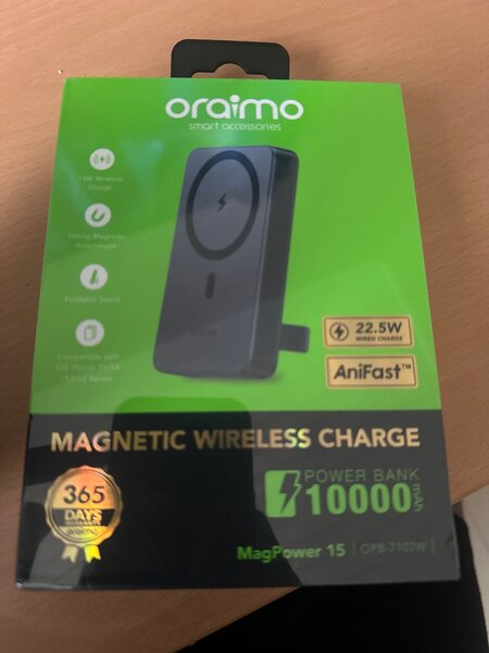 Wireless magnetic powerbank 10000mah