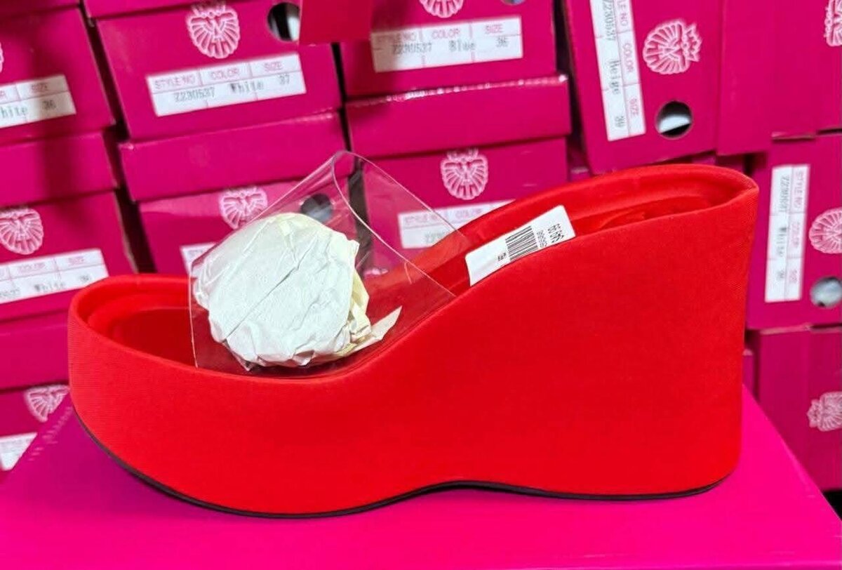 Sandales compensées élégantes