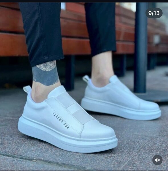 Baskets blanches pour hommes