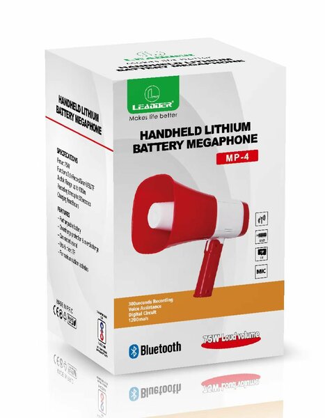 Mégaphone Portable Bluetooth 75W