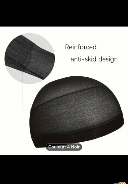 Lot de 4 Do-Rags Noirs