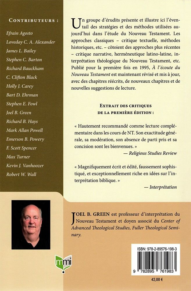 À l'écoute du Nouveau Testament