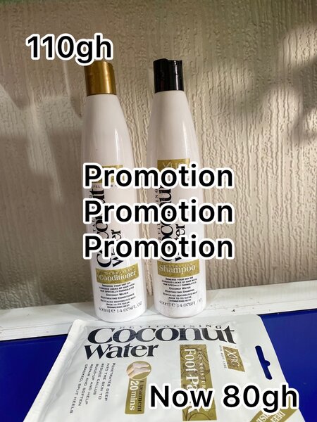 Coconut shampoo and conditioner