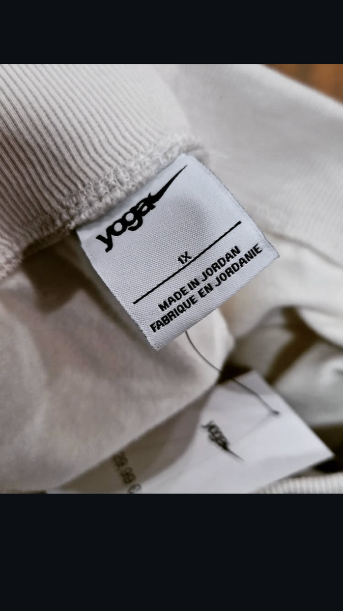 Pantalon de sport yoga blanc