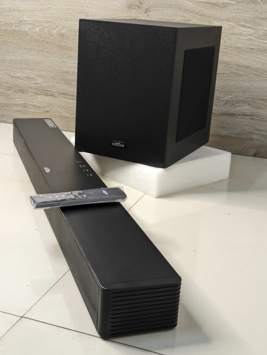 VISION SOUND BAR, ALIPOP SOUND BAR AND DJACK HOMETHEATERS